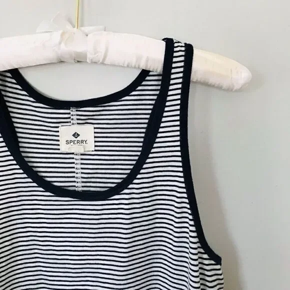 Sperry | navy and white stripe tank top - Picture 7 of 7